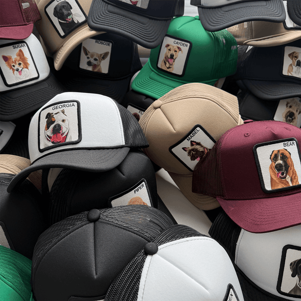 PERSONALIZED PET PATCH TRUCKER HAT