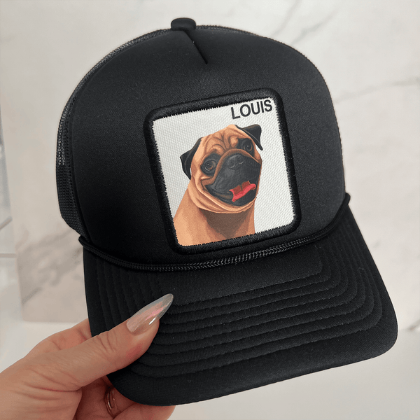 PERSONALIZED PET PATCH TRUCKER HAT