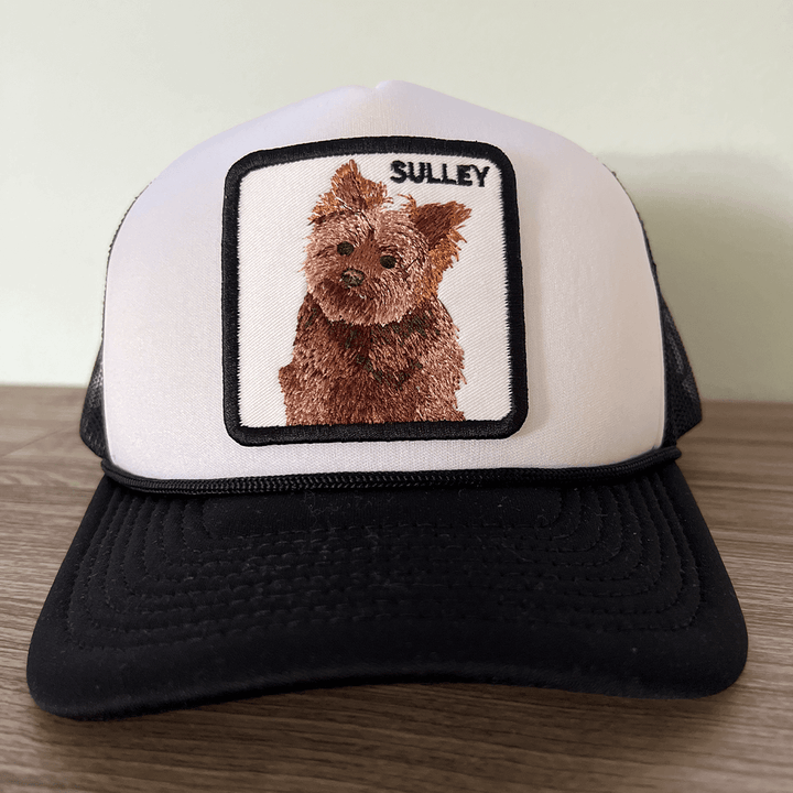 PERSONALIZED EMBROIDERED PET PATCH TRUCKER HAT