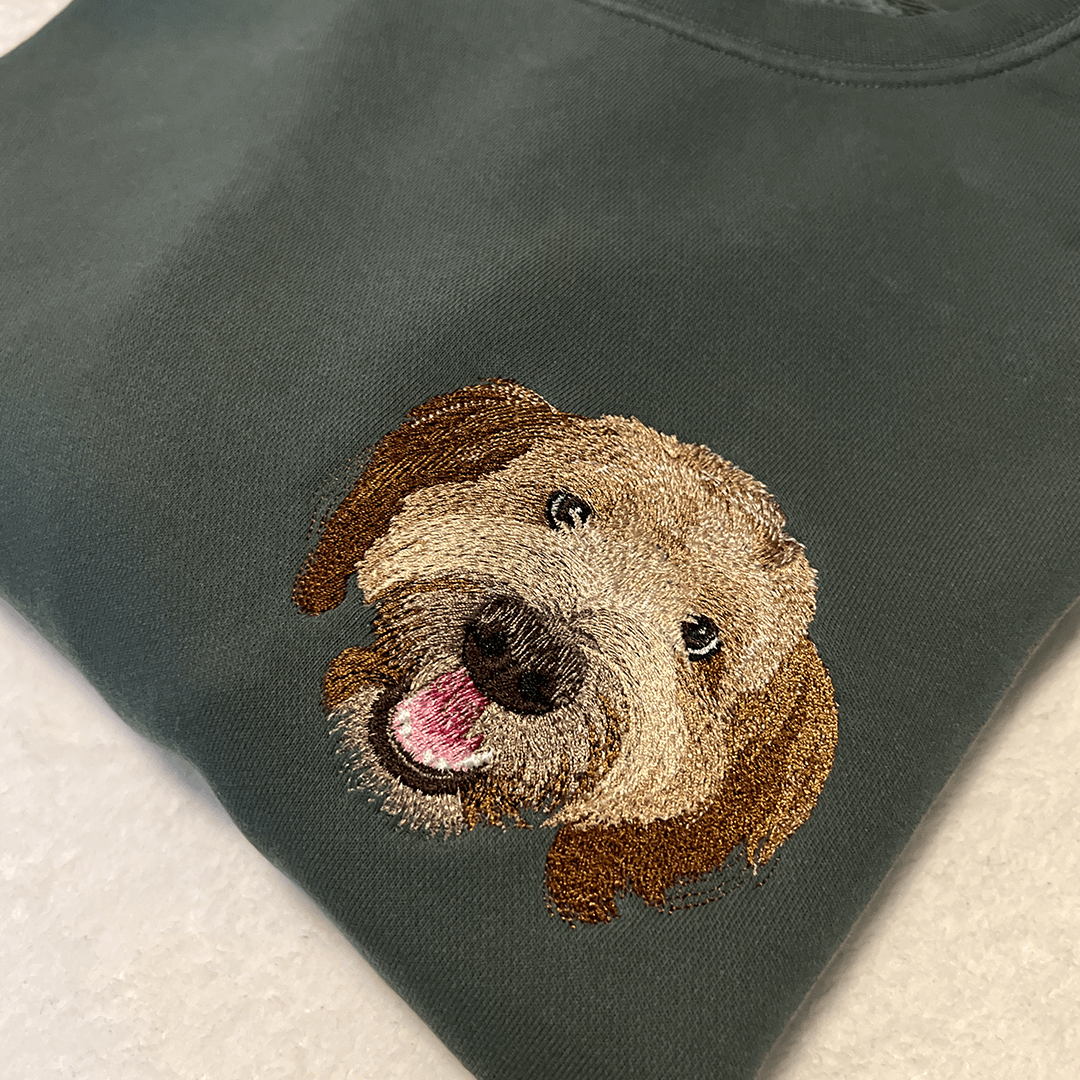 Embroidered Family Pet Dog Hoodie Embroidery Cat Friends 